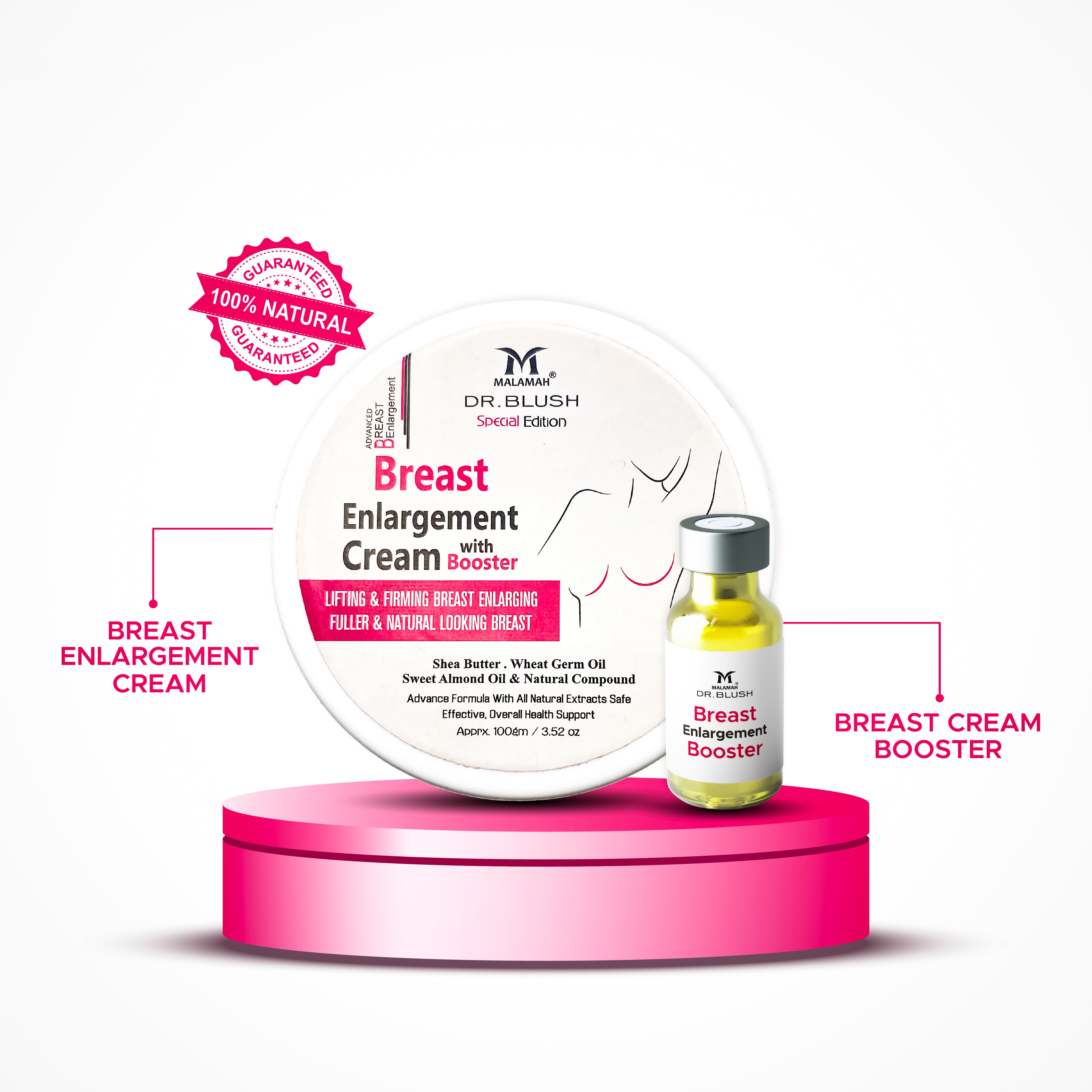 Breast Enlargement Cream (with Booster)