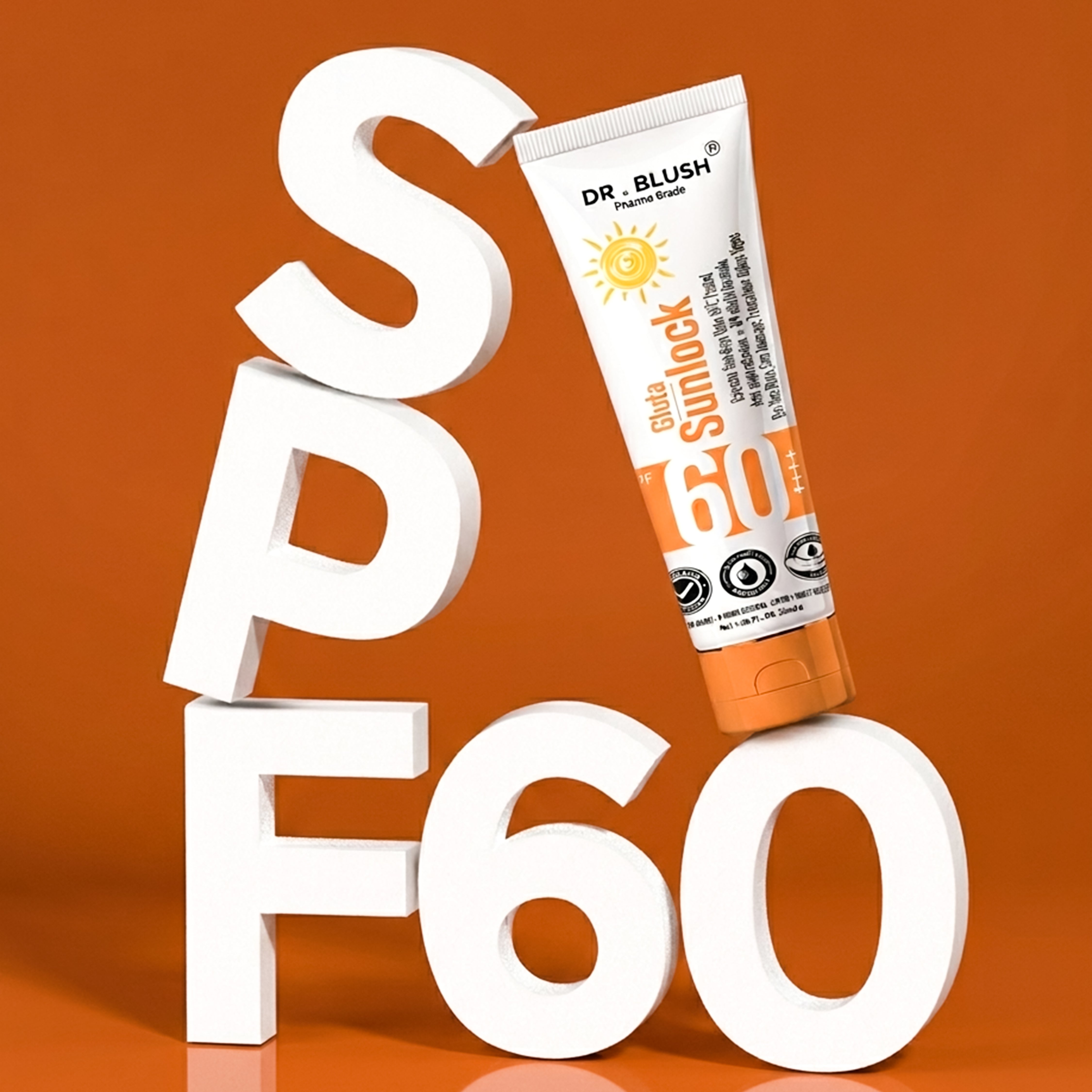 Dr Blush Gluta Sun-lock SPF 60 (50ml)