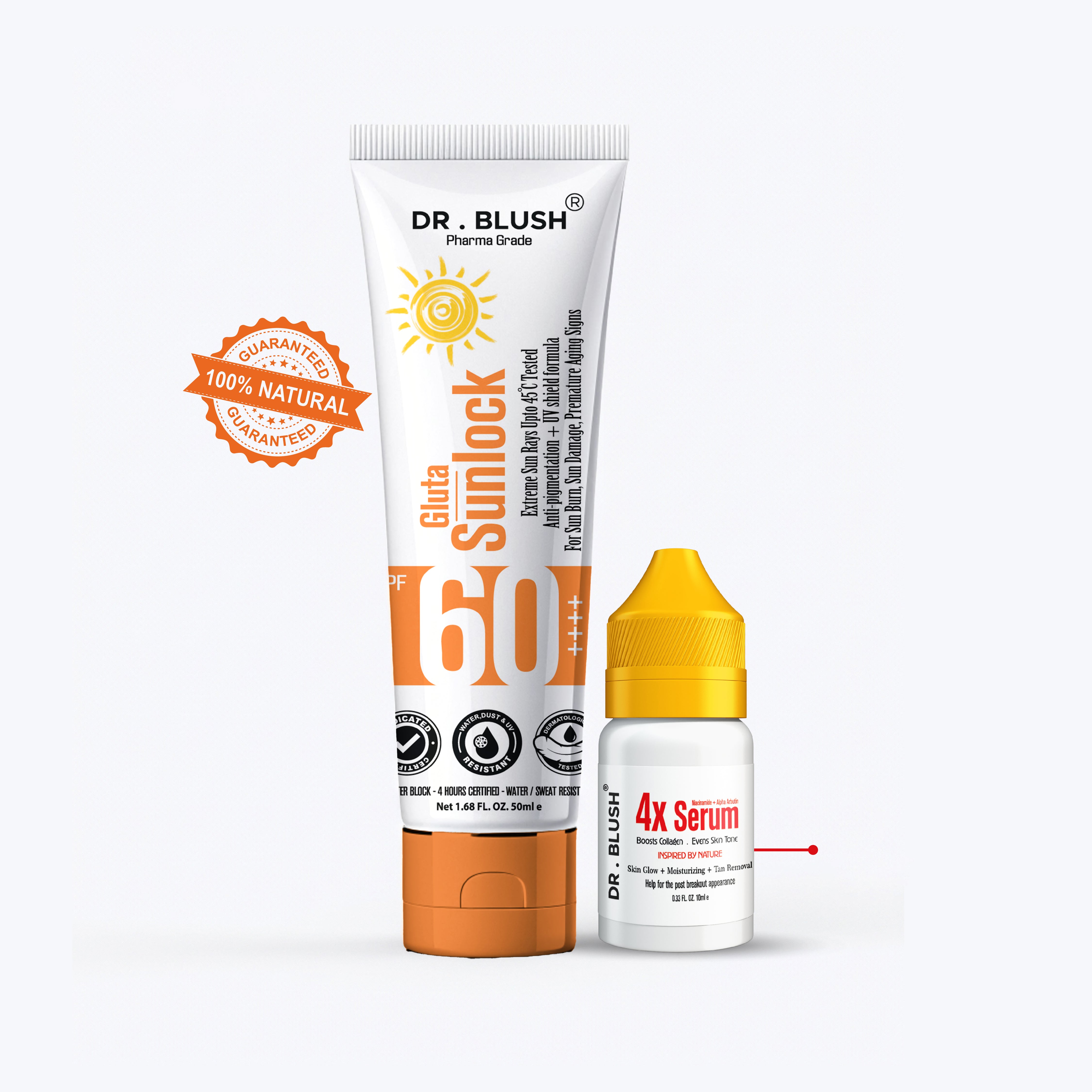 Dr Blush Gluta Sun-lock SPF 60 (50ml)